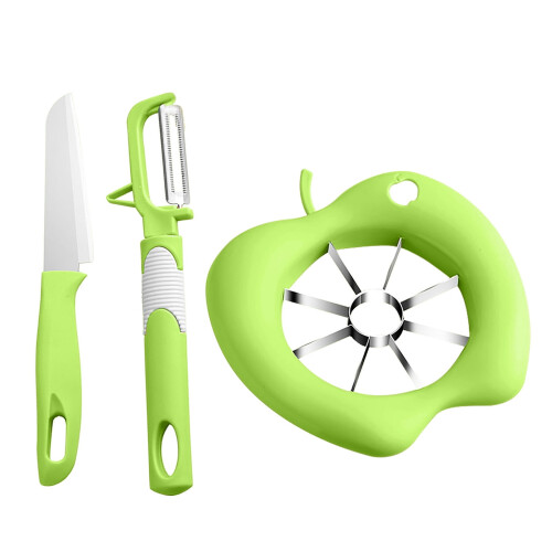Stainless Steel Fruit and Vegetable Peeler Slicer Corer Set