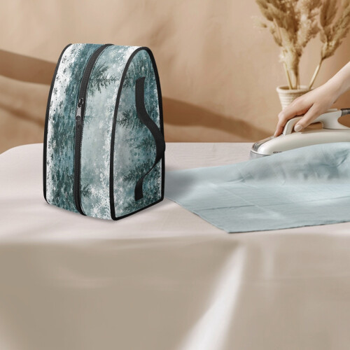 Snowflake Forest Iron Carrying Bag with Handle 2