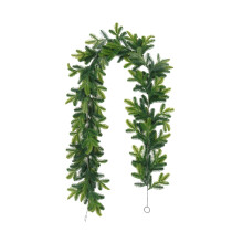 Christian Rattan Christmas Tree Pendant 5.9 ft Green PVC