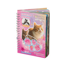 Cute Pet Sticker Book – 800 Stickers (30/design), Coil-Bound, Adorable Cats & Pets, Perfect for Scrapbooking, Diaries & DIY Crafts