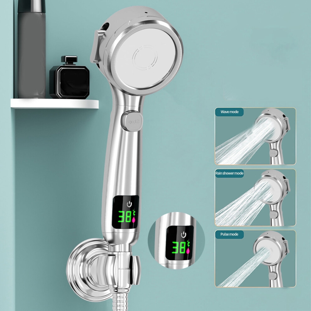 Digital Shower Head With Heater And Filter 4 Modes 939152723188