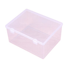 Jewelry Storage Box Clear with Lid 1 Pack