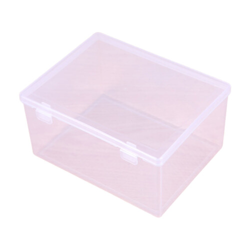 Jewelry Storage Box Clear with Lid 1 Pack