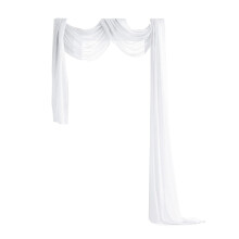Sheer Window Scarf Valance Extra Long for Living Room