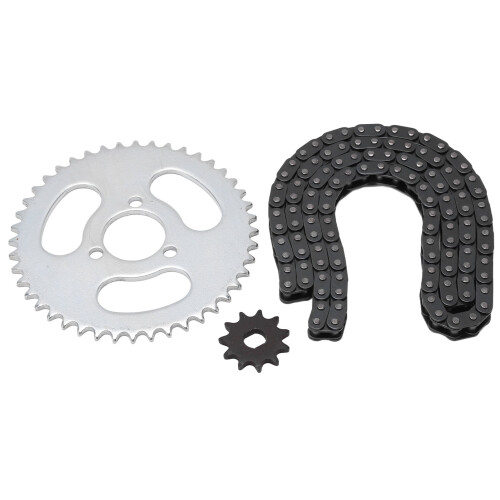 Tebru T8F Chain Sprocket Kit Front Rear Sprockets and Chain 1