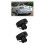 2 Pcs Black Boot Lid Hinge Stops Hood Clip Replace for  9-3 Convertible 12832495 4