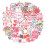 Valentine's Day Stickers Waterproof Vinyl 50PCS 1