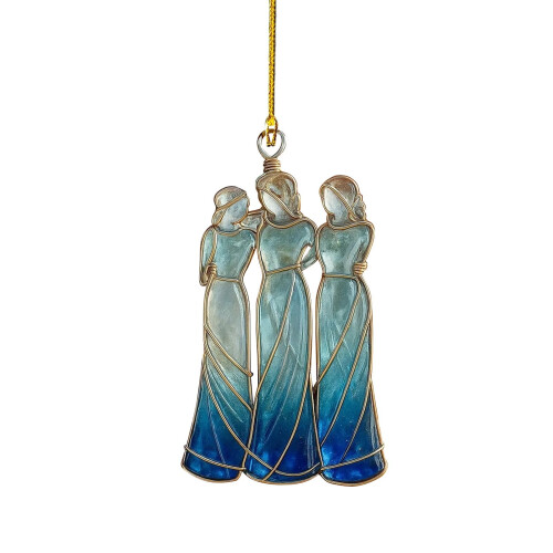Acrylic Three Sisters Friendship Ornament 1 Piece