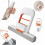 Mini foldable desktop mop with self-squeeze sponge, wet and 1