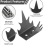 Security Fence Spikes Anti-Climb Wall Spikes 10-Pack 4