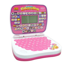 Qocolhg Bilingual Talking Laptop Toy for Toddlers 2-4 Years