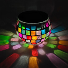 Solar Powered Mosaic Ball, Led Garden Lights, Rechargeable Outdoor Waterproof Solar Night Lights, Table Lamps for Decorations