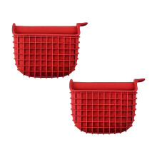 Red Anti-Scald Clips Kitchen Food Clips 2 Pcs