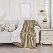 Lamb Wool Throw Blanket 100x150cm Multi-Color