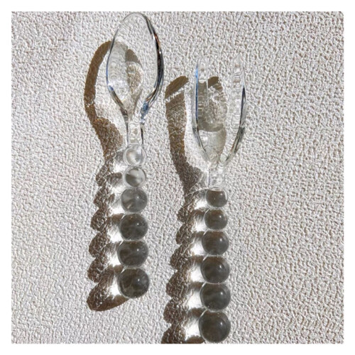 Glass Stirring Spoon Set 2 Pieces