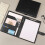 Professional padfolio with clipboard and faux leather 1