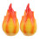 2-Pack Flame Lamp Shade Covers Decorative Flame Appearance for Outdoor Poolside Lighting Accessories 1