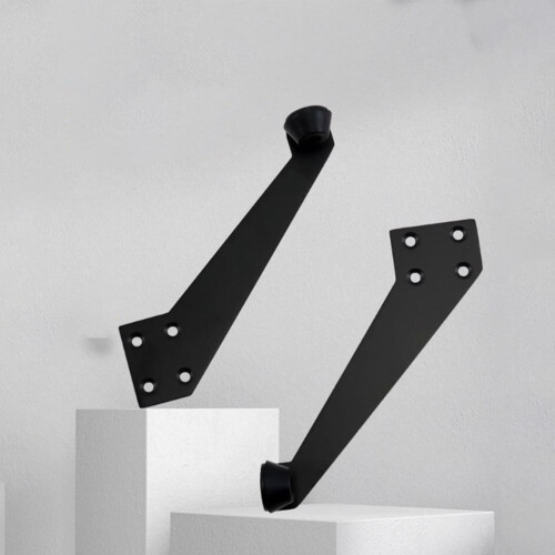 Overhead Door Stop Pair 90 Degree with Rubber Cushioning