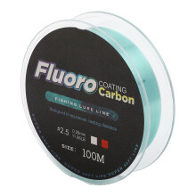 Fluorocarbon fishing line 100m green 2.5–0.26mm