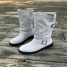 Willtoo Women's Winter Suede Boots, Wide Width, Lace-up & Pull-on, Slouchy Mid-Calf, Non-Slip Platform Booties