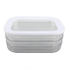 Large Capacity Airtight Deli Meat Container – Clear, Stackable, Food‑Grade PET with Secure Lid for Refrigerator Storage