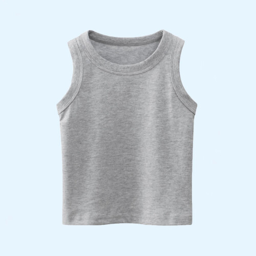 Cotton Sleeveless Ribbed Undershirts for Kids 6 Pack 1