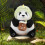 Plush Rabbit Panda Dinosaur Toy Set 3pcs 1