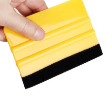 Automotive Squeegee Tool with Felt Edge for Vinyl Wrapping