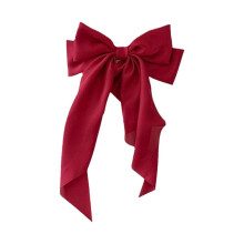 Summer Cloth Big Bow Hairpin for Women: Simple Retro Style, Lightweight and Easy-to-Fix Ponytail Accessory