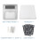Solar House Number Sign Light Vertical Reflective LED 1pc 3