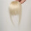 Franja de cabelo humano com presilha, extensão de cabelo estilo franja de ar, 11,4 cm (4,5 polegadas) 3