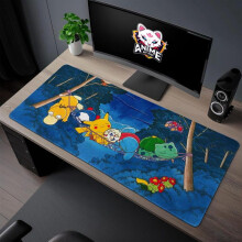 Relaxing Pokémon Night Sky Mouse Pad - Cute Pokémon Hammock Desk Mat, available in 3 sizes, mouse pad, desk mat, gaming office, anime mouse pad