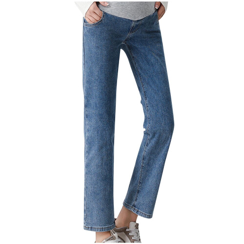 Damejeans med stretch og over magen, gravide 1