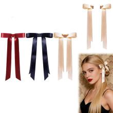 Magnetic Bow Hair Clips Tropical Sunset 3 pcs