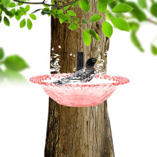 Plastic Hummingbird Feeder with Shower Basin Design – Easy-Clean, Multi-Functional Outdoor Decor for Balcony, Garden & Yard – Compatible with
