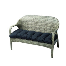 51x20 Inch Outdoor Bench Cushion, Non-Slip Thickened Pad for Loveseats & Rocking Chairs, Indoor/Outdoor Use for Garden, Travel & Holidays (Black)