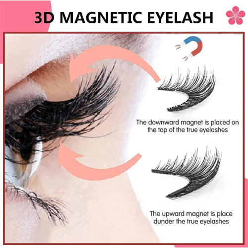 Meylora Magnetic Lashes with Applicator Natural Look 1