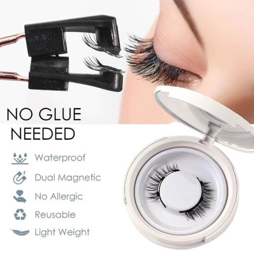 Meylora Magnetic Lashes with Applicator Natural Look 2