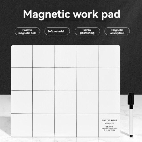 Magnetic Screw Mat for Mobile Phone Repair, Memory Chart Work Pad for Small Screws 1