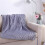 Electric Heated Blanket Throw Gray Portable 2