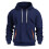 Herren-Hoodie-Sweatshirt, lässiger, leichter Pullover mit 3