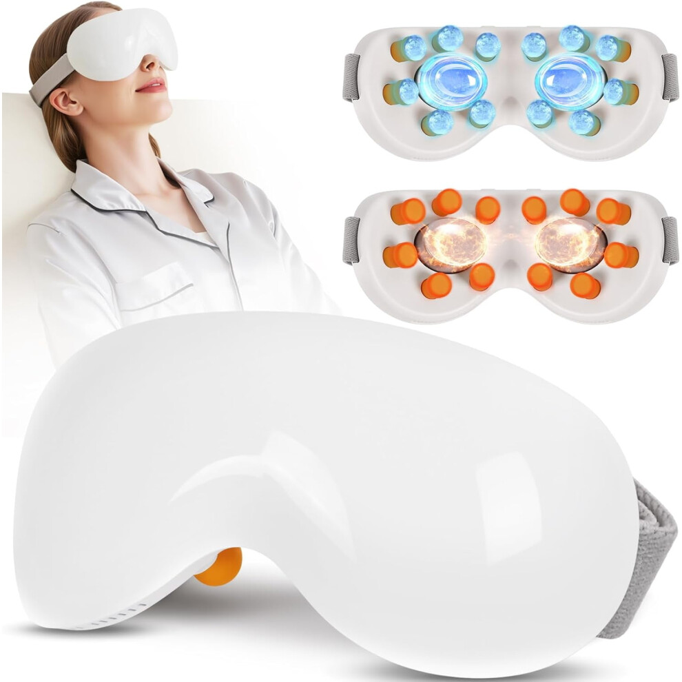 Eye Massager with Heat and Cool Function, 14 Nodes,