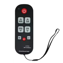 Télécommande Universelle A-TV10 pour Téléviseur, Étanche, avec Voyant LED, Compatible avec  les Modèles de Téléviseurs, Télécommande de