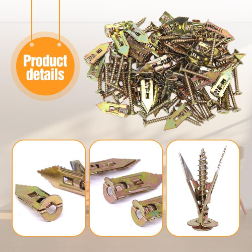 Self-Drilling Drywall Anchors with Screws Kit 2025 2