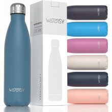 17oz Stainless Steel Insulated Water Bottle, BPA-Free, Keeps Drinks Cold/Hot – Compatible with Gym, School, Travel, Sports