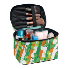 Lightweight Polyester Travel Makeup Case, 8.86"x6.5"x5.9", Portable & Durable Organizer Bag