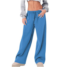 Wide Leg Sweatpant for Womens High Waist Loose Workout Gym Casual Activewear Athletic Pocket Pants