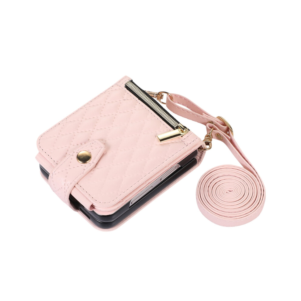 Tech Circle Samsung Galaxy Z Flip5 Wallet Case With Pink 971050456812