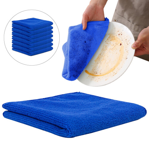 Microfiber Cleaning Cloths Soft Absorbent 5 Pcs