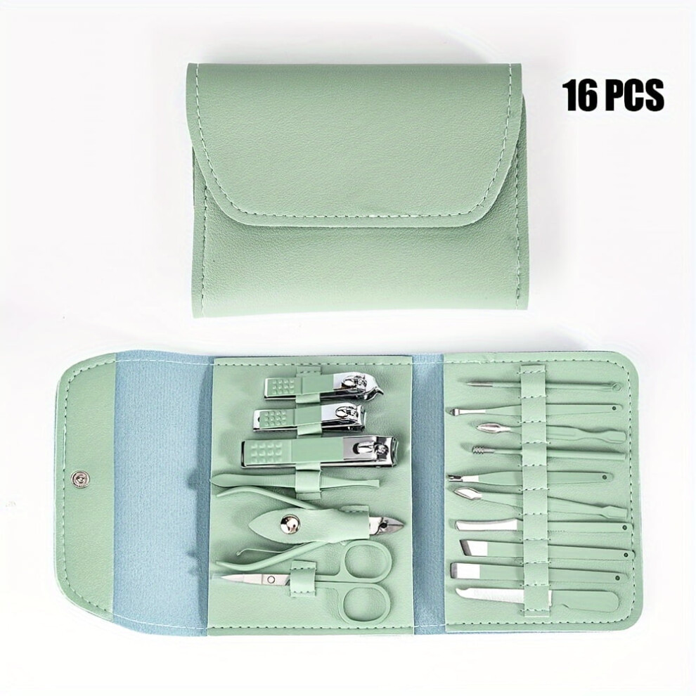 Nail Clippers and Cuticle Nippers Set 16pcs